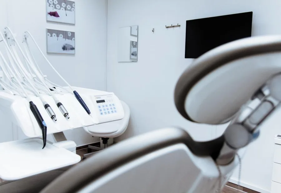 Modern dental surgery with treatment chair